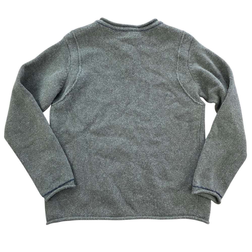 Basic House Hendrix Wool Blend Henley Sweater Gre… - image 4